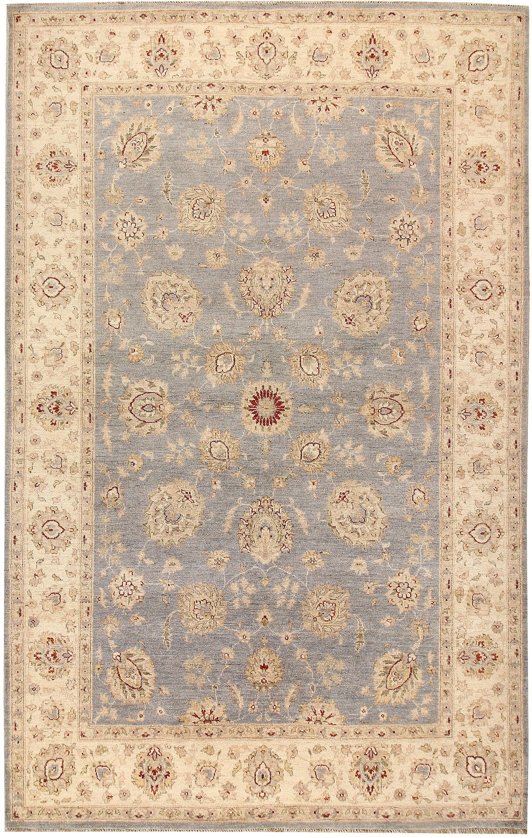 Light Slate Grey Ziegler 6' 5 x 9' 7 - No. 64595 - ALRUG Rug Store
