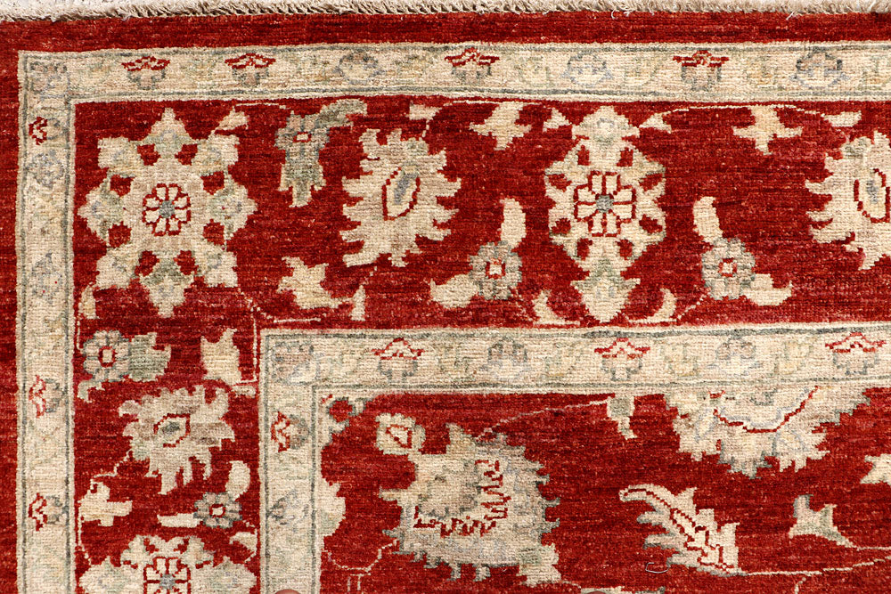 Dark Red Ziegler 6' 6 x 7' 11 - No. 64596 - ALRUG Rug Store