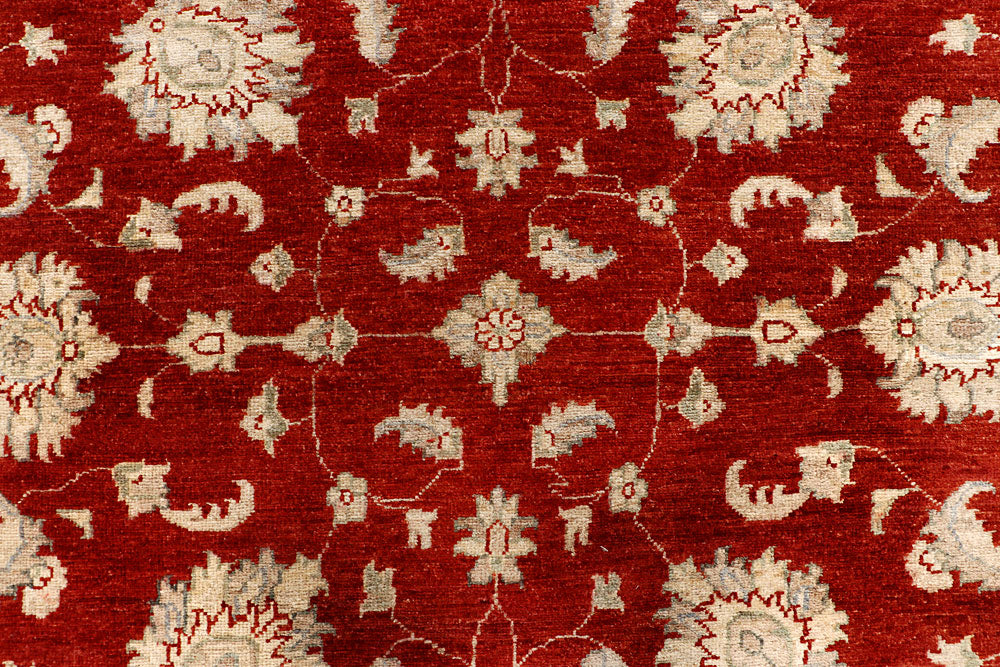 Dark Red Ziegler 6' 6 x 7' 11 - No. 64596 - ALRUG Rug Store