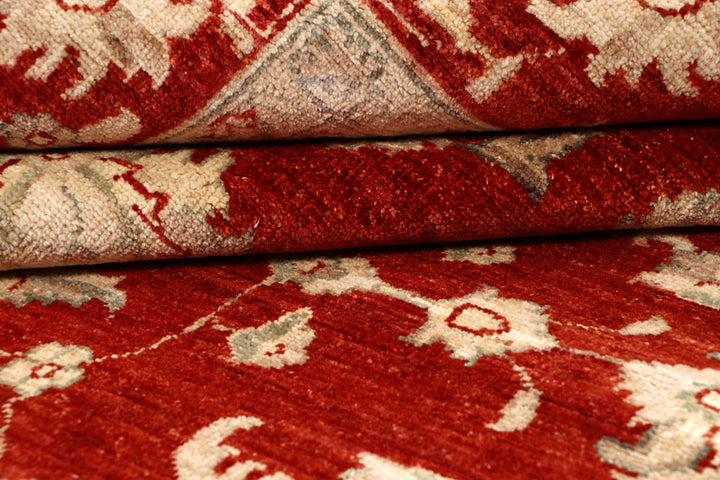 Dark Red Ziegler 6' 6 x 7' 11 - No. 64596 - ALRUG Rug Store