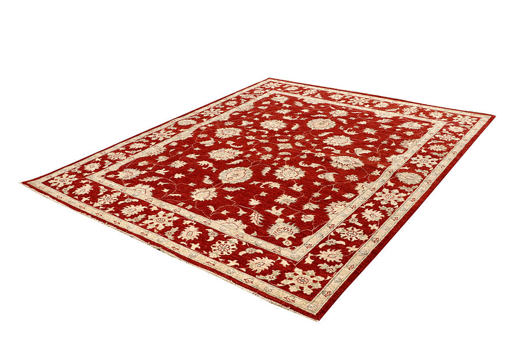 Dark Red Ziegler 6' 6 x 7' 11 - No. 64596 - ALRUG Rug Store