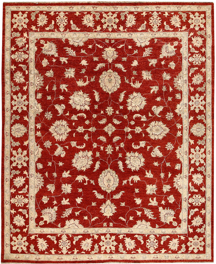 Dark Red Ziegler 6' 6 x 7' 11 - No. 64596 - ALRUG Rug Store
