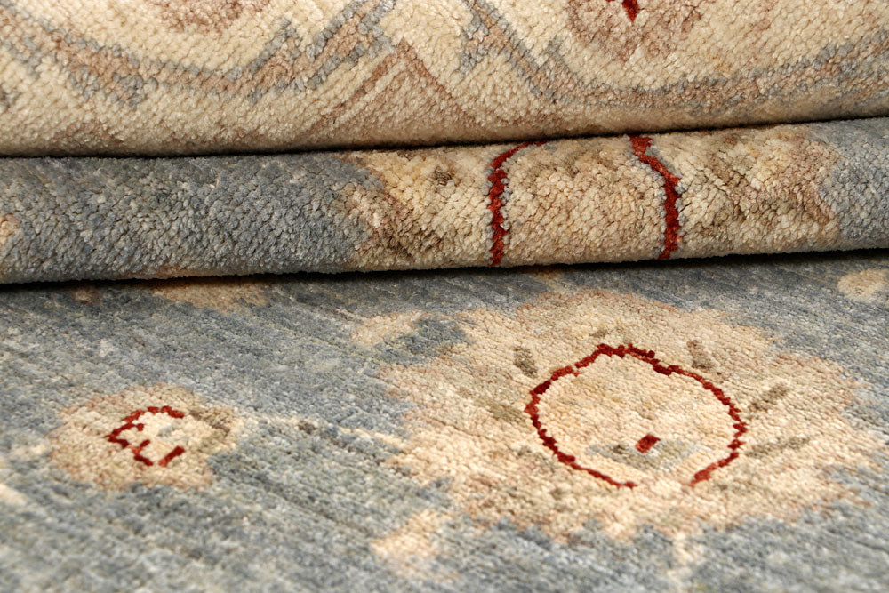 Light Slate Grey Ziegler 6' 6 x 9' 10 - No. 64598 - ALRUG Rug Store