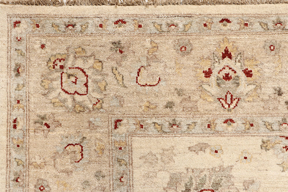 Tan Ziegler 6' 6 x 9' 8 - No. 64599 - ALRUG Rug Store