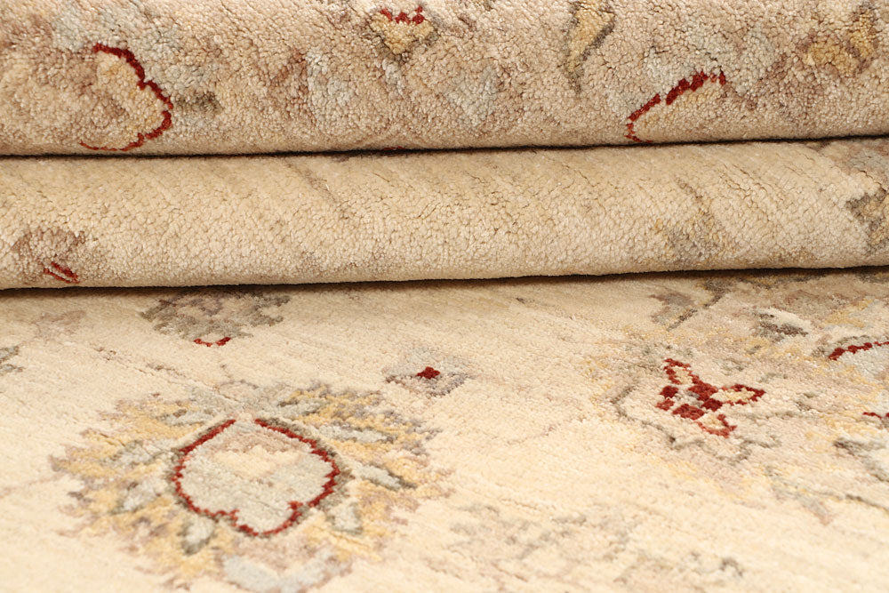 Tan Ziegler 6' 6 x 9' 8 - No. 64599 - ALRUG Rug Store