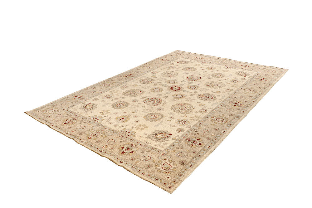 Tan Ziegler 6' 6 x 9' 8 - No. 64599 - ALRUG Rug Store