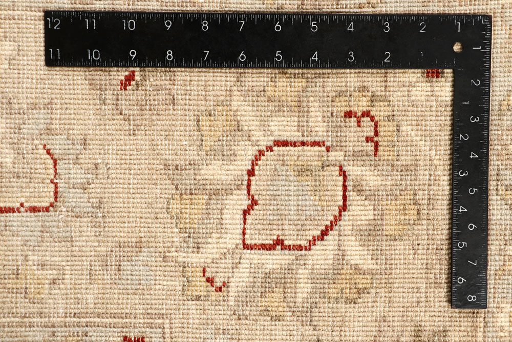 Tan Ziegler 6' 6 x 9' 8 - No. 64599 - ALRUG Rug Store