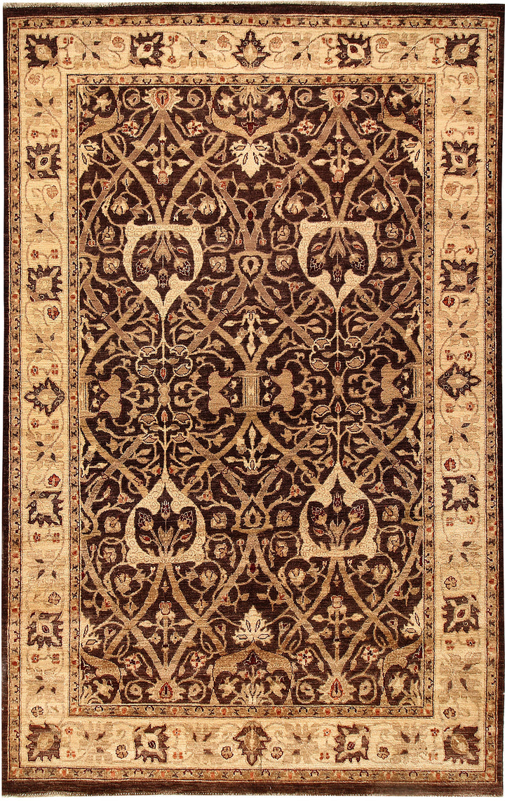 Saddle Brown Ziegler 5' 10 x 9' 4 - No. 64600 - ALRUG Rug Store