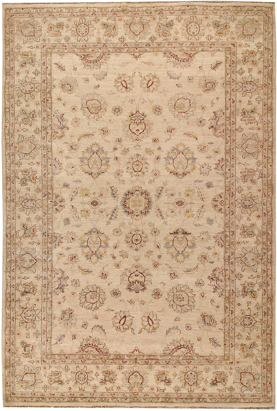 Blanched Almond Ziegler 6' 7 x 9' 9 - No. 64601 - ALRUG Rug Store