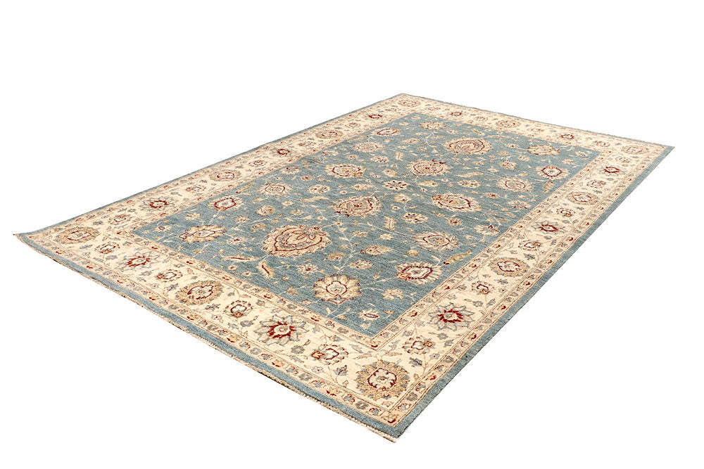 Light Slate Grey Ziegler 6' 5 x 9' 10 - No. 64602 - ALRUG Rug Store