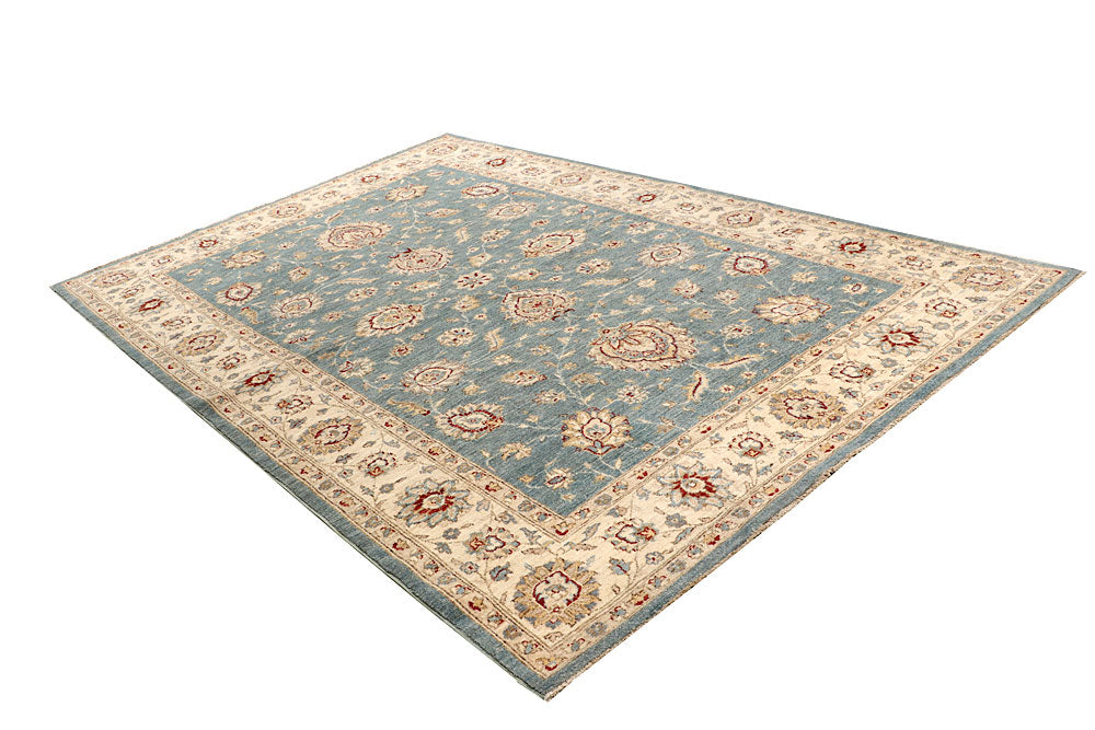 Light Slate Grey Ziegler 6' 5 x 9' 10 - No. 64602 - ALRUG Rug Store