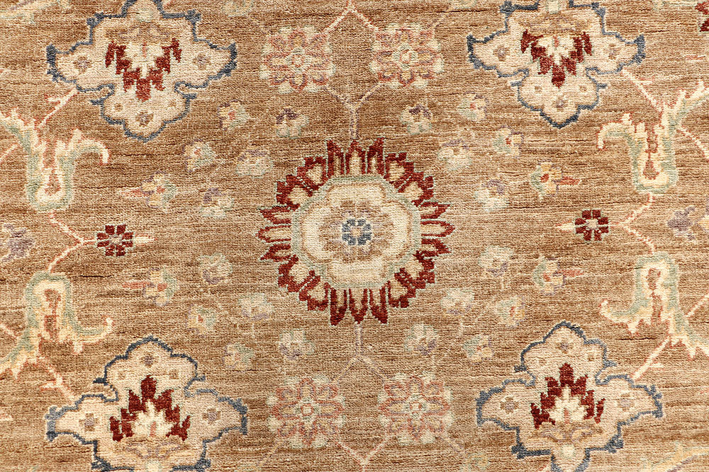 Dark Goldenrod Ziegler 6' 8 x 8' 1 - No. 64603 - ALRUG Rug Store