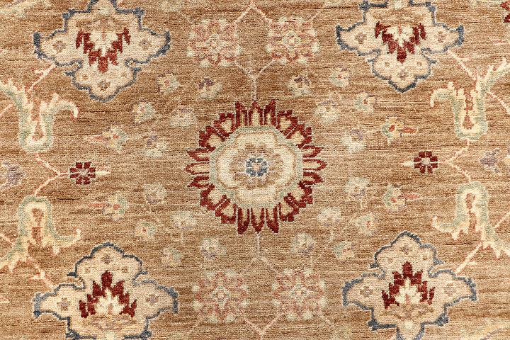 Dark Goldenrod Ziegler 6' 8 x 8' 1 - No. 64603 - ALRUG Rug Store