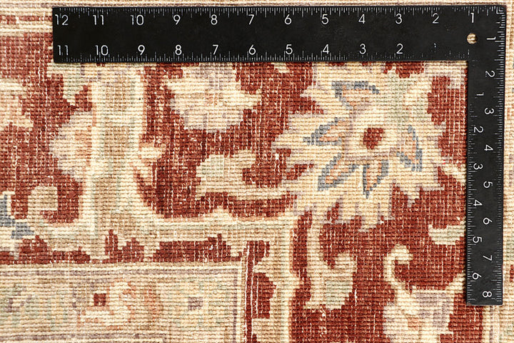 Dark Goldenrod Ziegler 6' 8 x 8' 1 - No. 64603 - ALRUG Rug Store