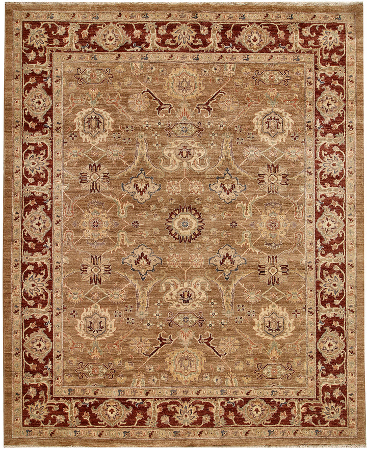 Dark Goldenrod Ziegler 6' 8 x 8' 1 - No. 64603 - ALRUG Rug Store