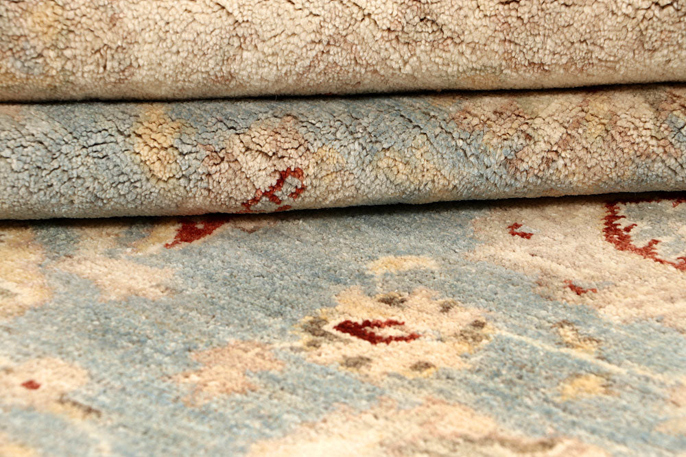 Light Slate Grey Ziegler 6' 6 x 9' 7 - No. 64604 - ALRUG Rug Store