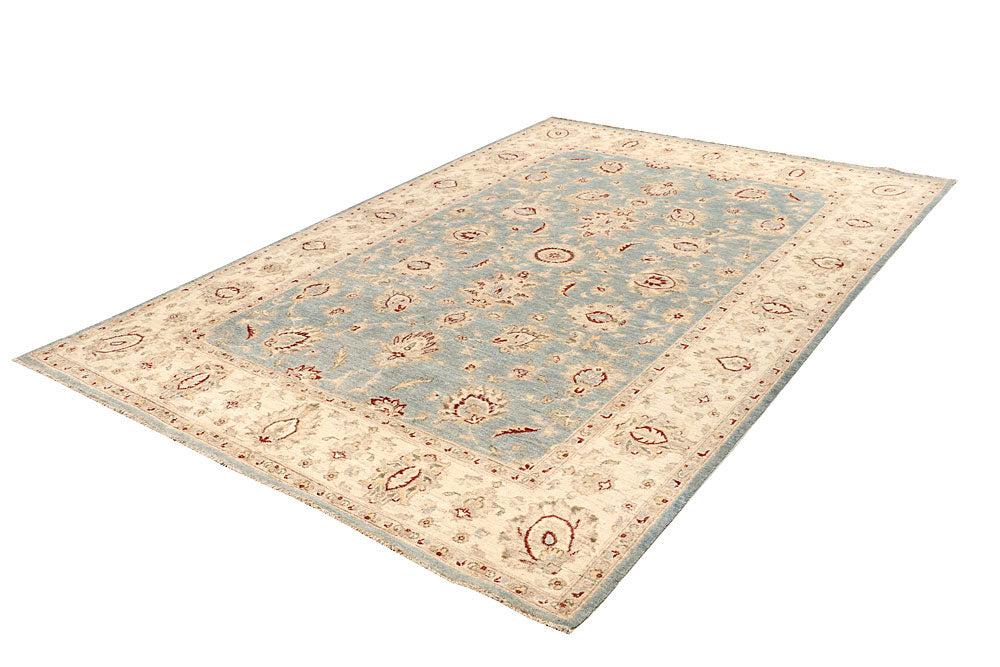 Light Slate Grey Ziegler 6' 6 x 9' 7 - No. 64604 - ALRUG Rug Store