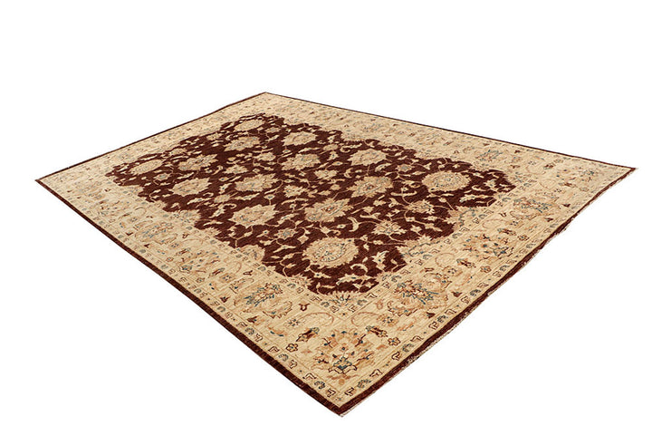 Saddle Brown Ziegler 6'  4" x 9'  7" - No. QA53917