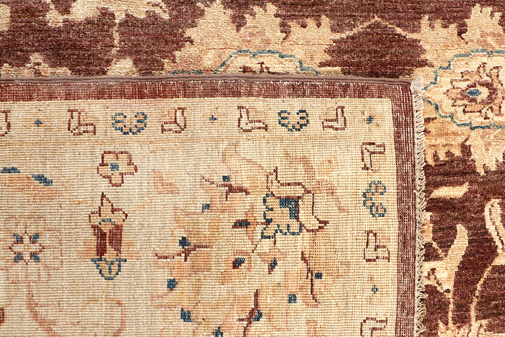 Saddle Brown Ziegler 6' 4 x 9' 7 - No. 64605 - ALRUG Rug Store