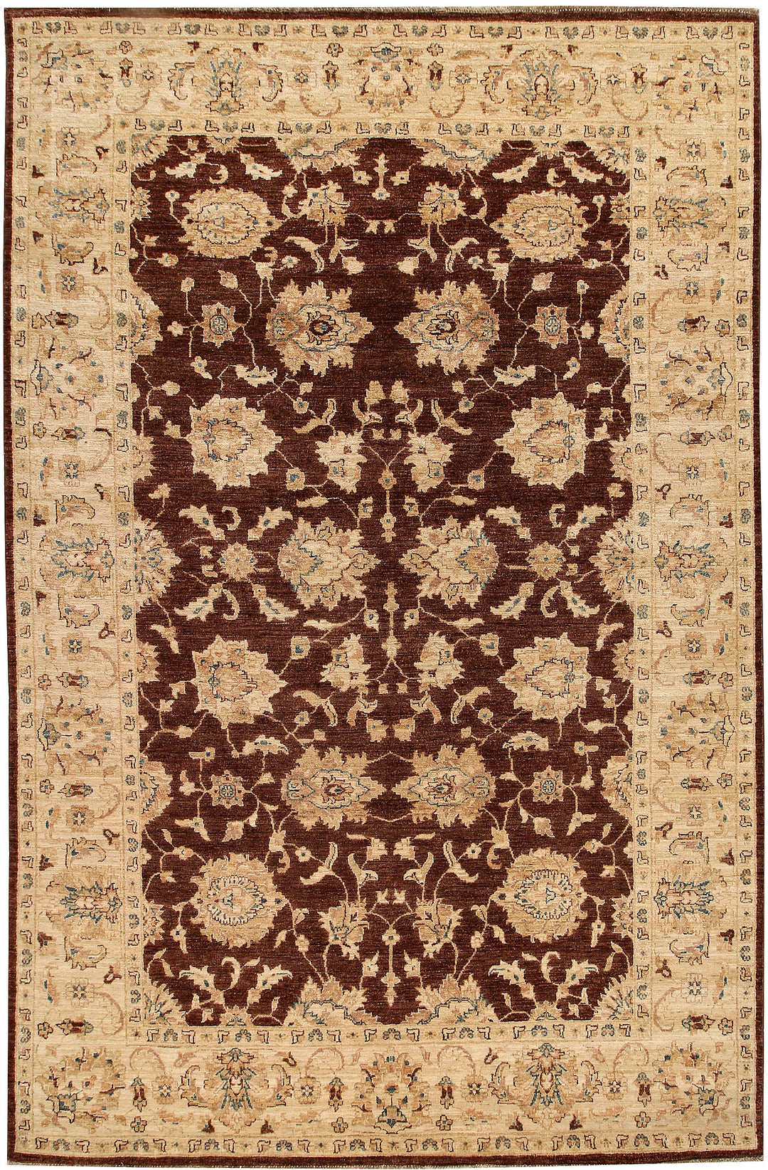 Saddle Brown Ziegler 6' 4 x 9' 7 - No. 64605 - ALRUG Rug Store