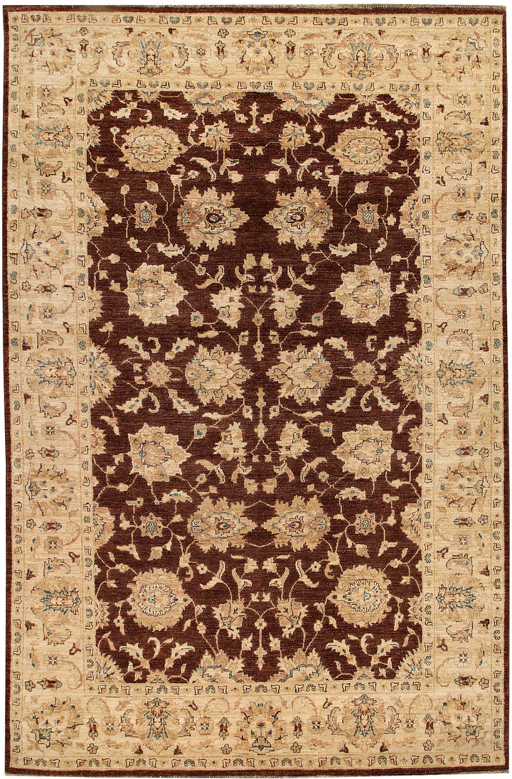 Saddle Brown Ziegler 6' 4 x 9' 7 - No. 64605 - ALRUG Rug Store