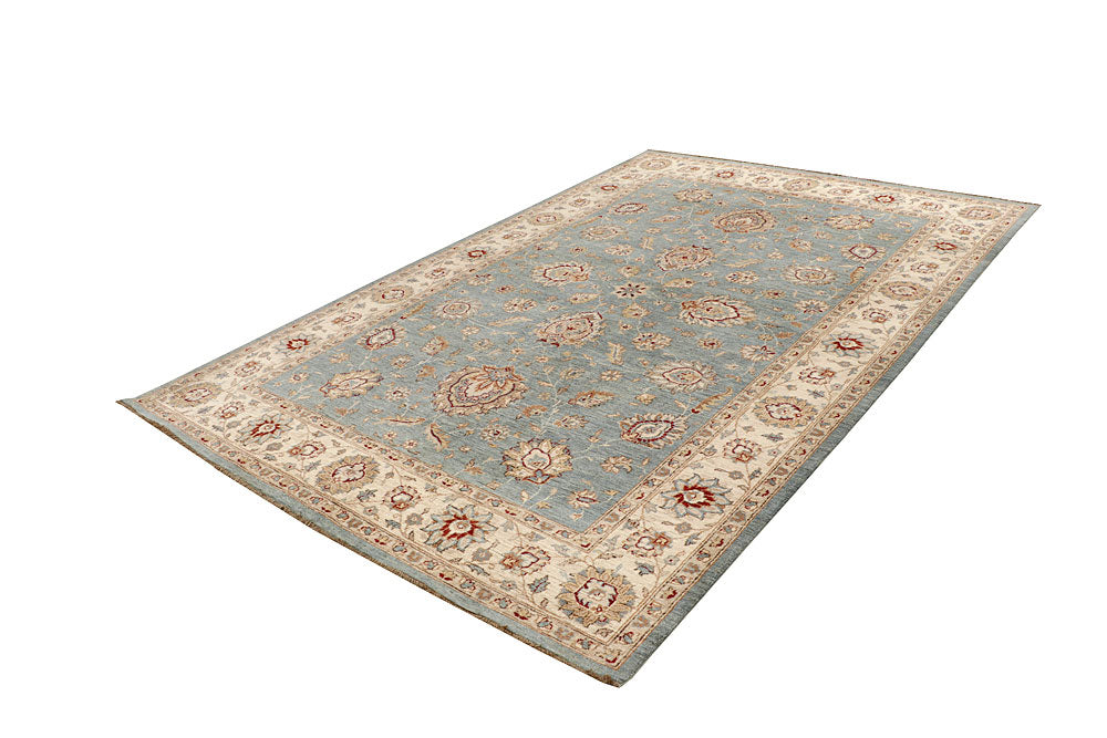 Light Slate Grey Ziegler 6' 5 x 9' 9 - No. 64607 - ALRUG Rug Store