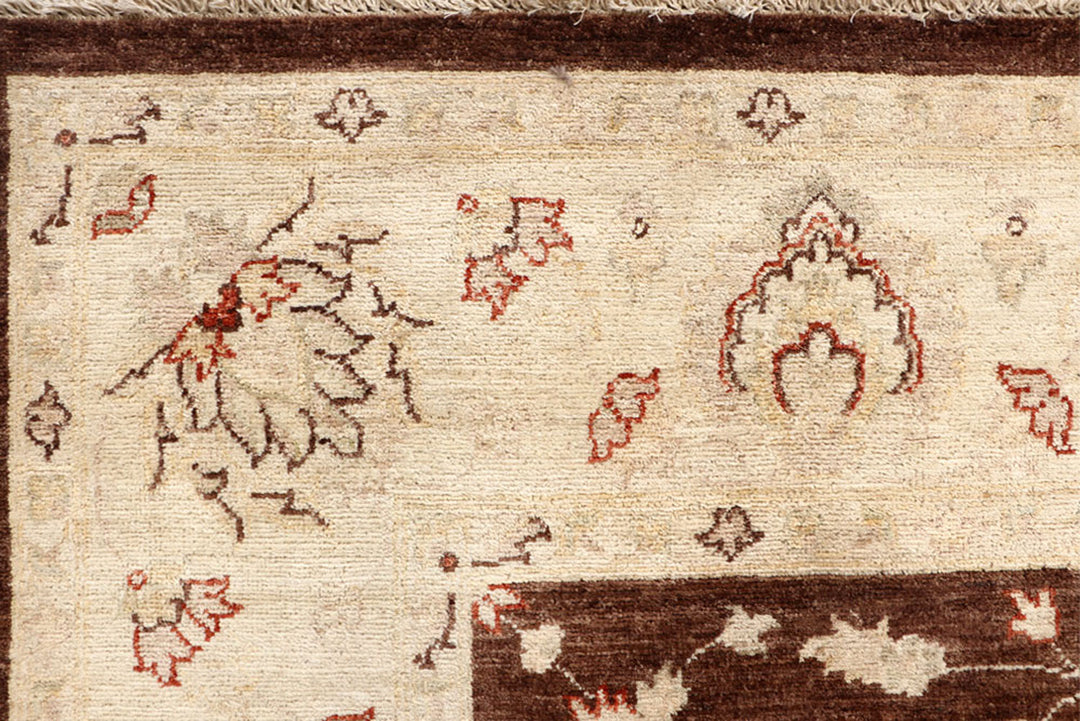 Saddle Brown Ziegler 6'  7" x 9'  11" - No. QA81541