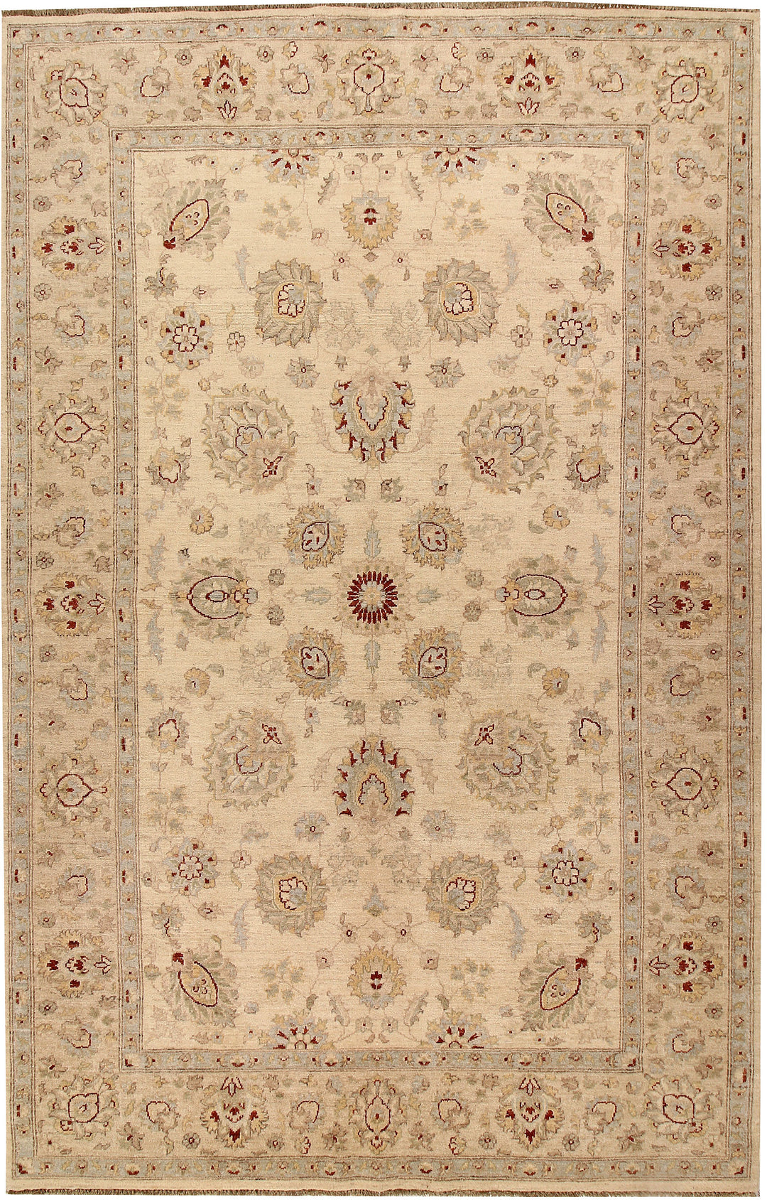 Blanched Almond Ziegler 6' 6 x 9' 9 - No. 64611 - ALRUG Rug Store