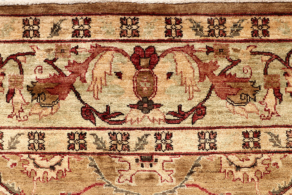 Dark Goldenrod Ziegler 5' 10 x 8' 10 - No. 64612 - ALRUG Rug Store