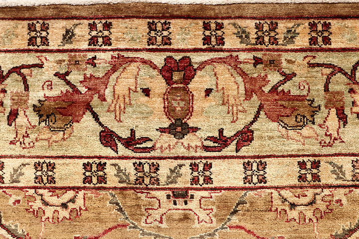 Dark Goldenrod Ziegler 5' 10 x 8' 10 - No. 64612 - ALRUG Rug Store