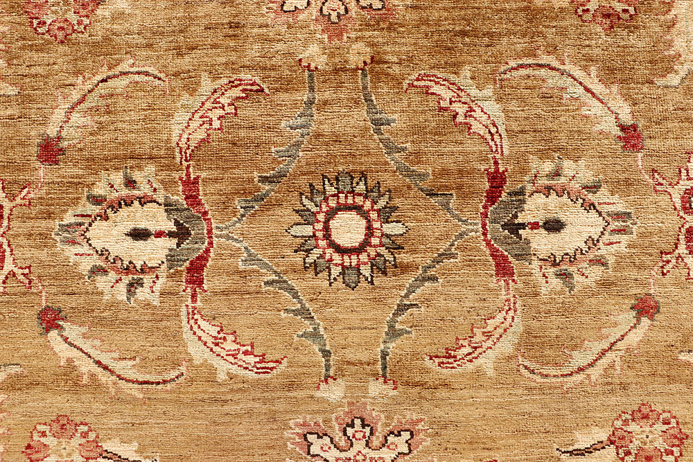 Dark Goldenrod Ziegler 5' 10 x 8' 10 - No. 64612 - ALRUG Rug Store