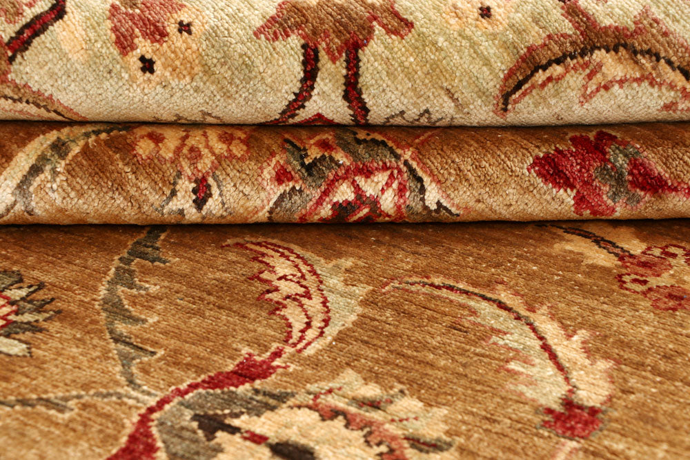 Dark Goldenrod Ziegler 5' 10 x 8' 10 - No. 64612 - ALRUG Rug Store