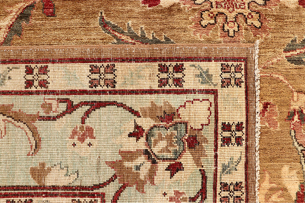 Dark Goldenrod Ziegler 5' 10 x 8' 10 - No. 64612 - ALRUG Rug Store