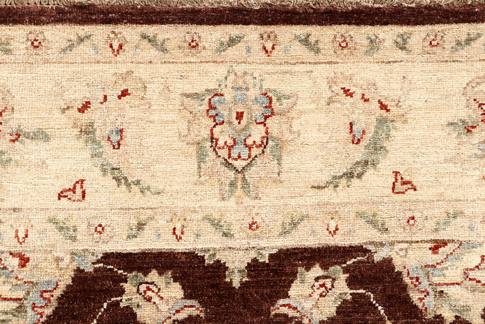 Saddle Brown Ziegler 6' 4 x 9' 11 - No. 64613 - ALRUG Rug Store