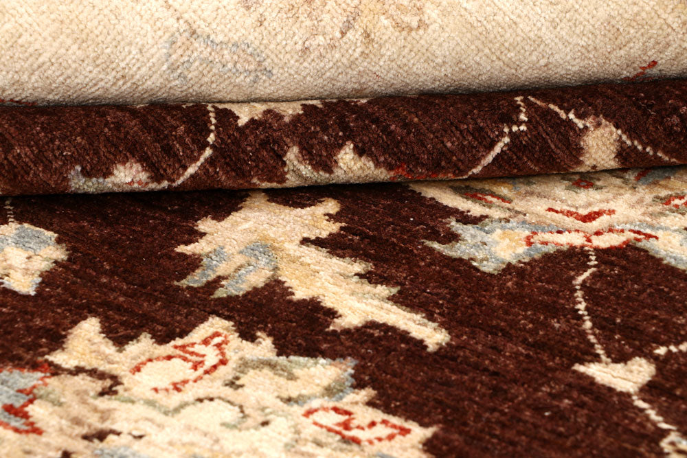 Saddle Brown Ziegler 6' 4 x 9' 11 - No. 64613 - ALRUG Rug Store