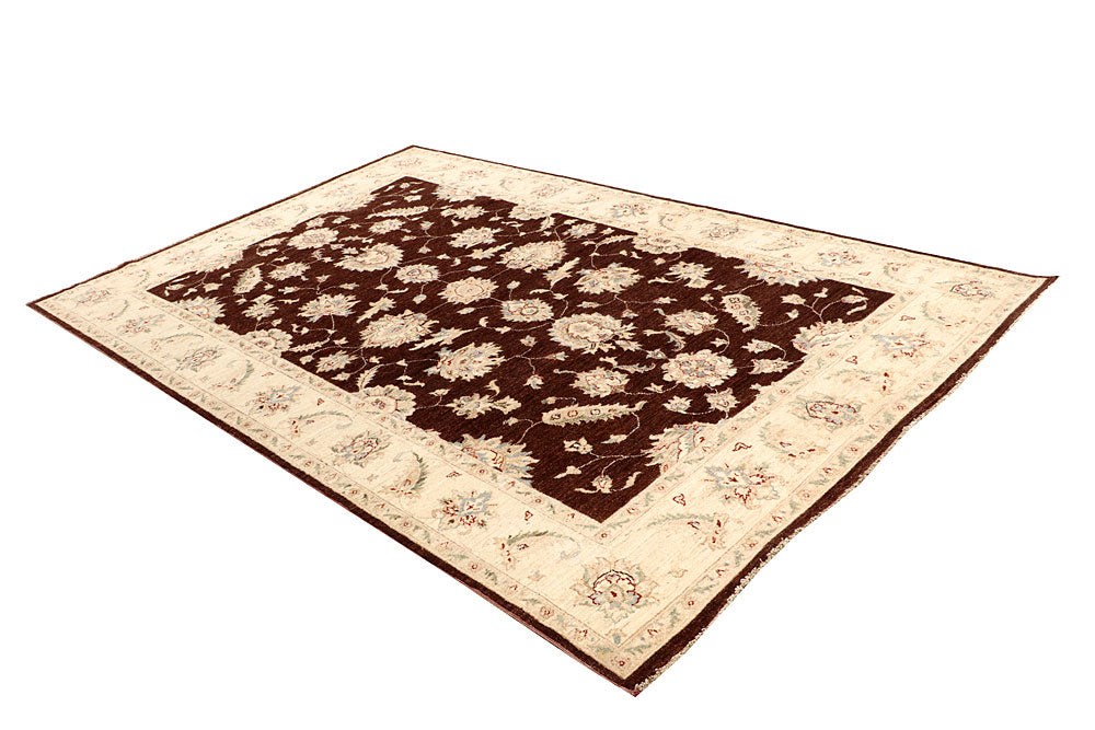 Saddle Brown Ziegler 6' 4 x 9' 11 - No. 64613 - ALRUG Rug Store