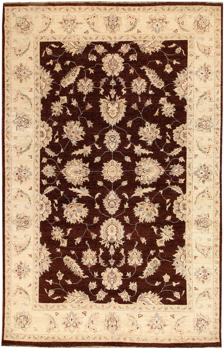 Saddle Brown Ziegler 6' 4 x 9' 11 - No. 64613 - ALRUG Rug Store