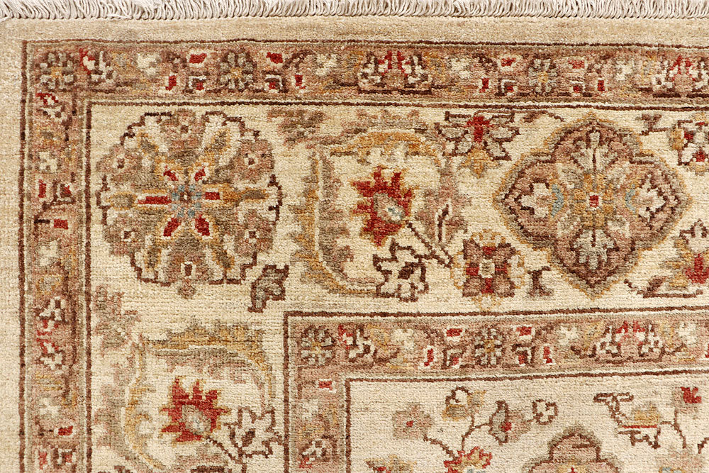 Tan Ziegler 6' 8 x 6' 10 - No. 64614 - ALRUG Rug Store