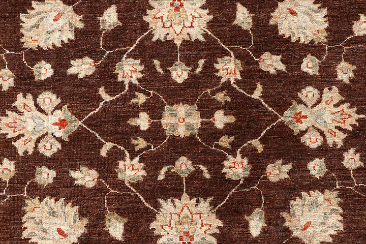 Saddle Brown Ziegler 6'  8" x 9'  8" - No. QA43232