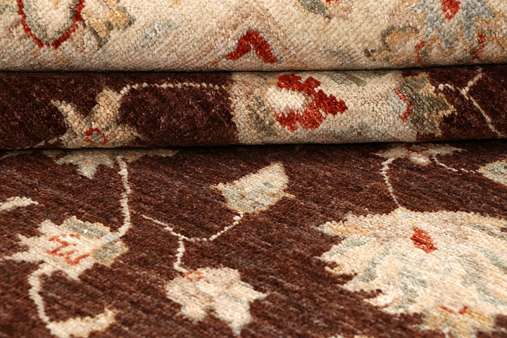 Saddle Brown Ziegler 6' 8 x 9' 8 - No. 64615 - ALRUG Rug Store