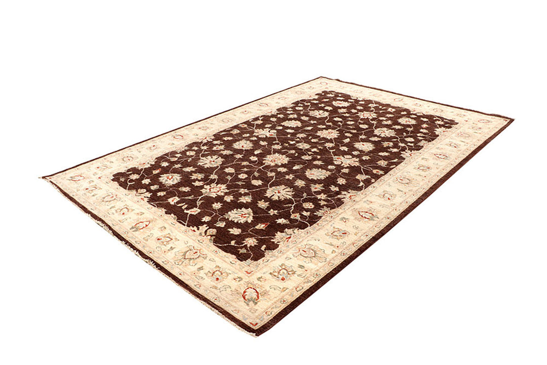 Saddle Brown Ziegler 6'  8" x 9'  8" - No. QA43232