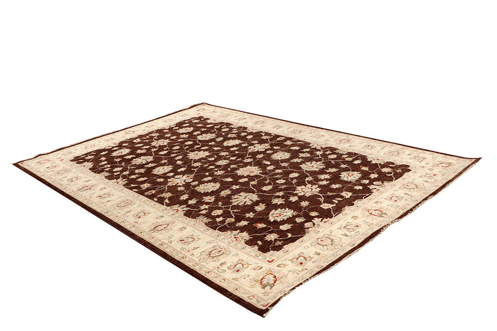 Saddle Brown Ziegler 6' 8 x 9' 8 - No. 64615 - ALRUG Rug Store
