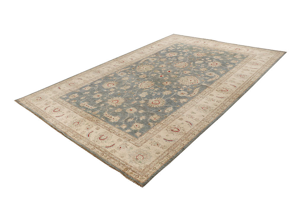 Light Slate Grey Ziegler 6' 7 x 9' 8 - No. 64616 - ALRUG Rug Store