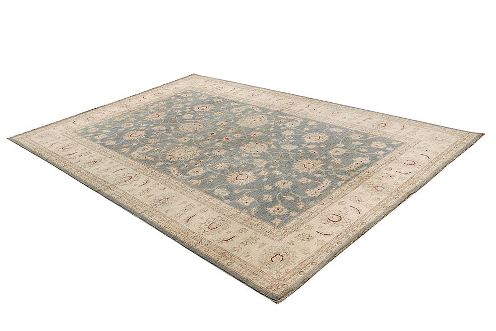 Light Slate Grey Ziegler 6' 7 x 9' 8 - No. 64616 - ALRUG Rug Store