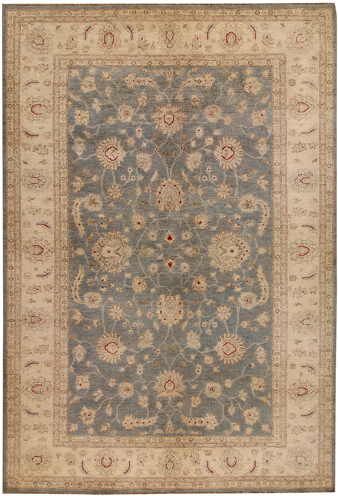 Light Slate Grey Ziegler 6' 7 x 9' 8 - No. 64616 - ALRUG Rug Store