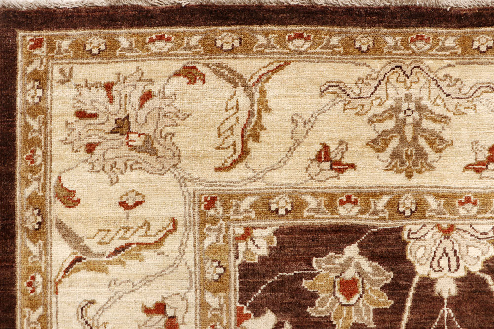 Saddle Brown Ziegler 6' 9 x 9' 7 - No. 64617 - ALRUG Rug Store