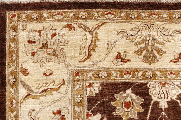 Saddle Brown Ziegler 6' 9 x 9' 7 - No. 64617 - ALRUG Rug Store