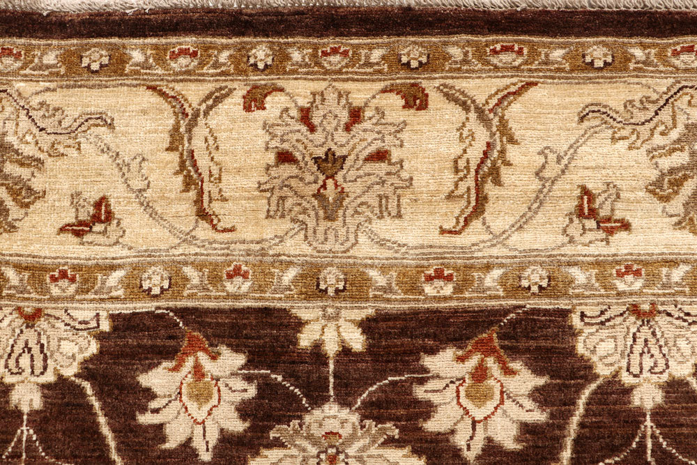 Saddle Brown Ziegler 6' 9 x 9' 7 - No. 64617 - ALRUG Rug Store