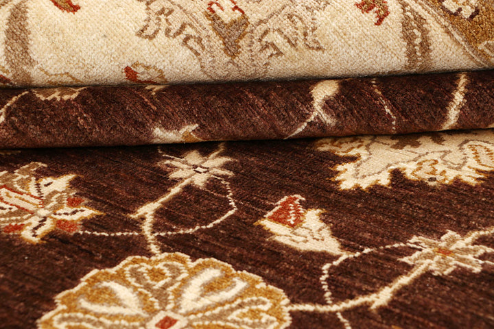 Saddle Brown Ziegler 6' 9 x 9' 7 - No. 64617 - ALRUG Rug Store