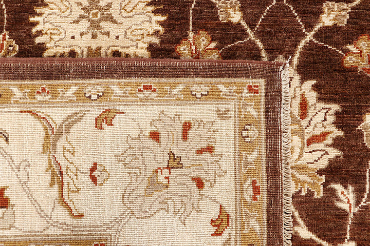 Saddle Brown Ziegler 6' 9 x 9' 7 - No. 64617 - ALRUG Rug Store